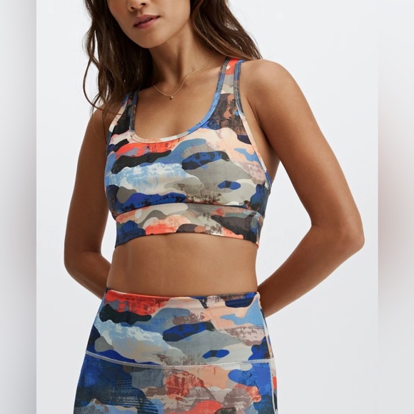 Fabletics Sports Bra On-The-Go Medium Impact Women’s XS ZION - Picture 3 of 8